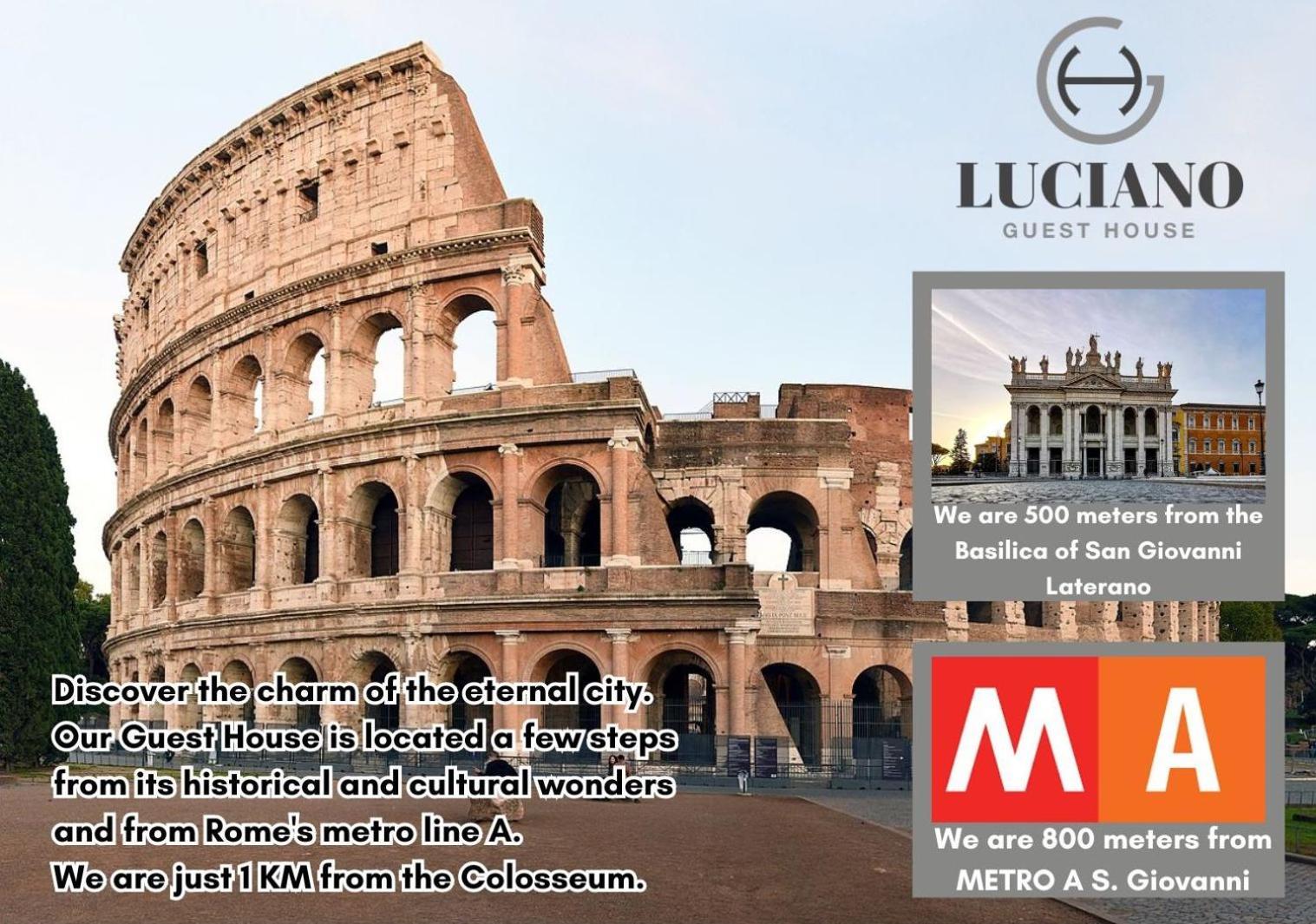 Luciano Laterani Guest House روما المظهر الخارجي الصورة